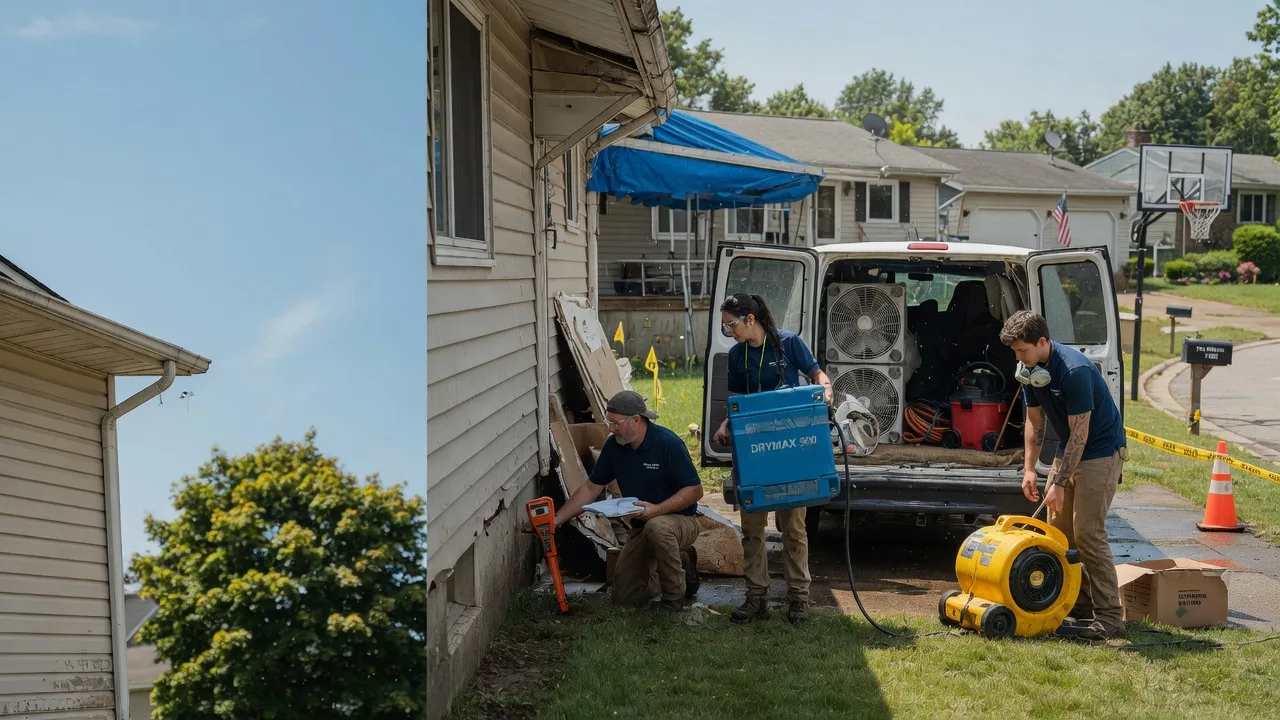 Ceiling Leak Cleanup in Mcclure, OH near me