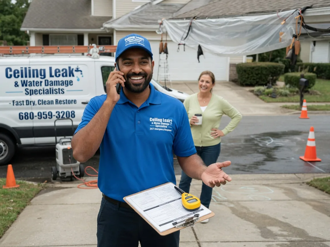 Ceiling Leak Cleanup Mcclure, OH FAQs